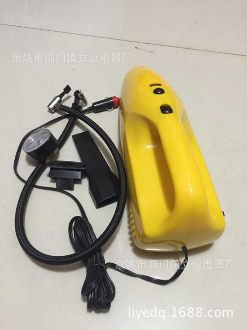 厂家促销新款90w16缸汽车吸尘打气泵车载充气吸尘二合一车用电器